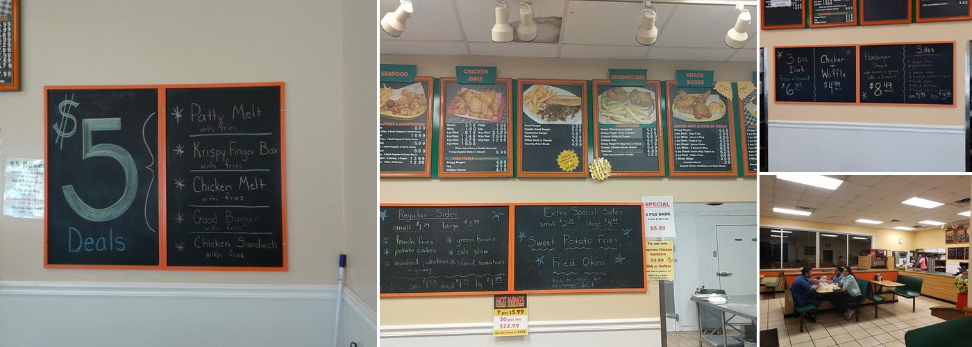 Krispy Chic Menu