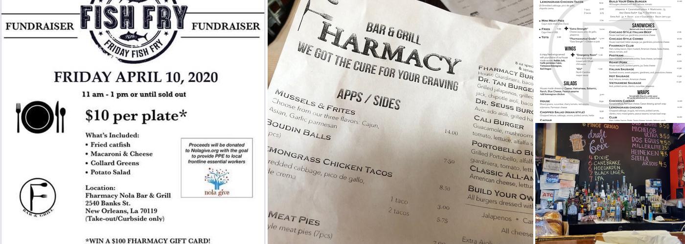 Fharmacy Nola Menu