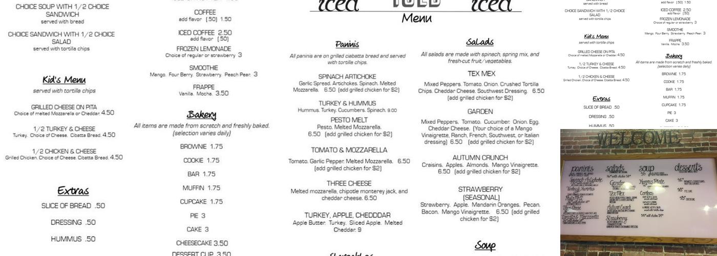 Iced Menu