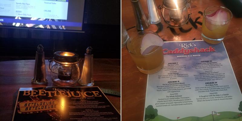 Rick's Food & Spirits Menu