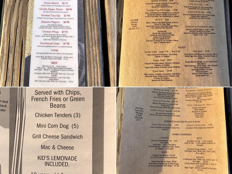 Subway Menu
