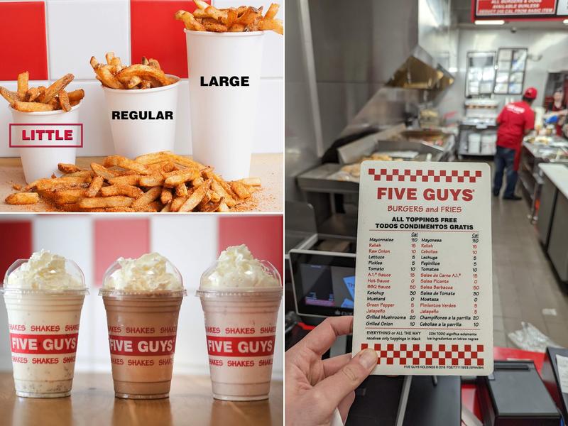 Five Guys Menu