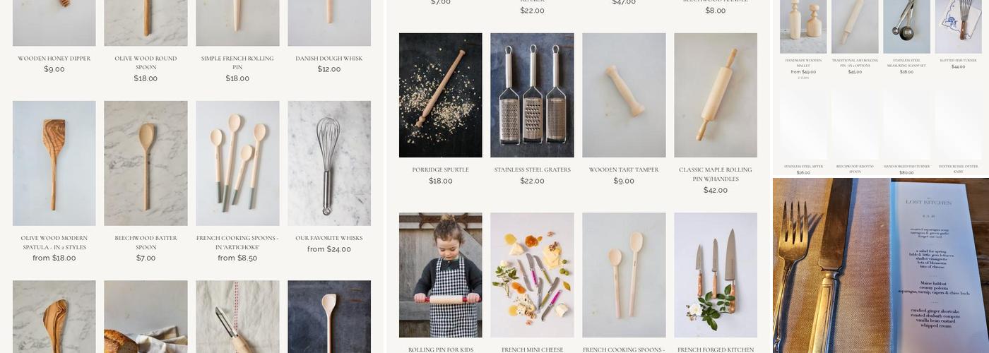 The Lost Kitchen Menu