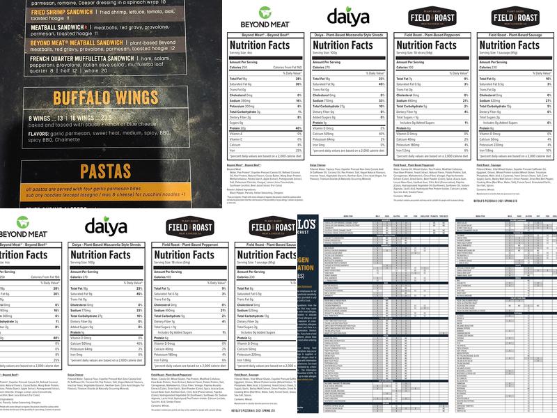 Rotolo's Craft & Crust Menu