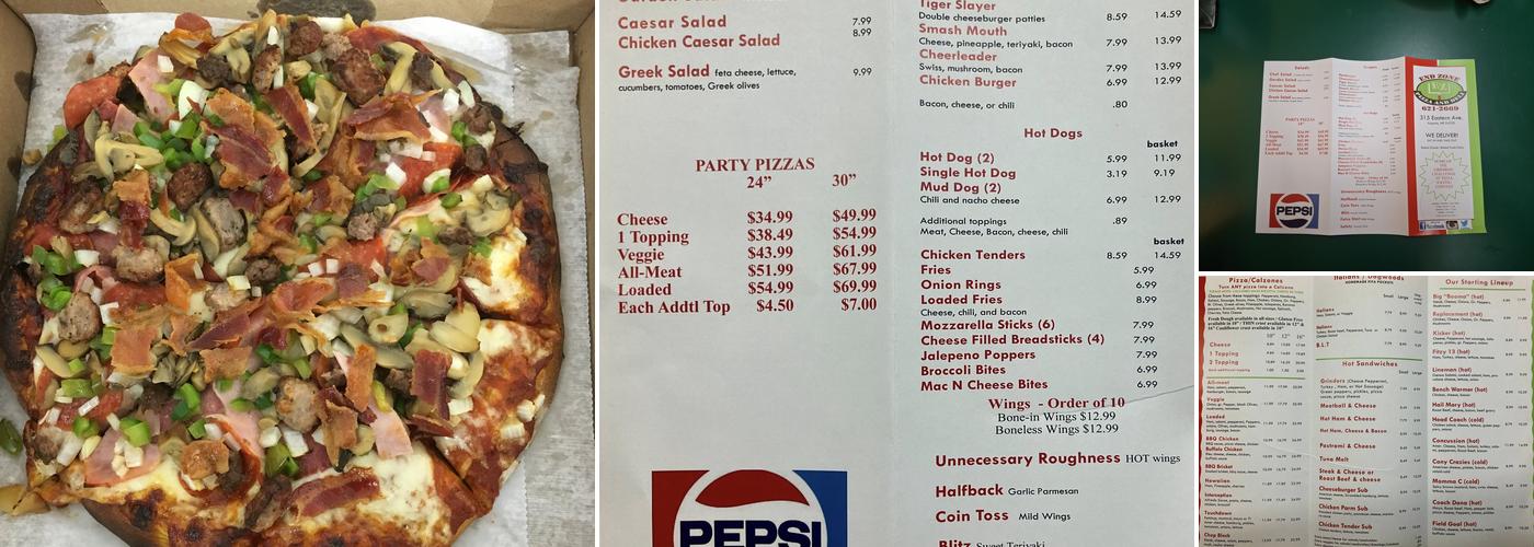 End Zone Menu