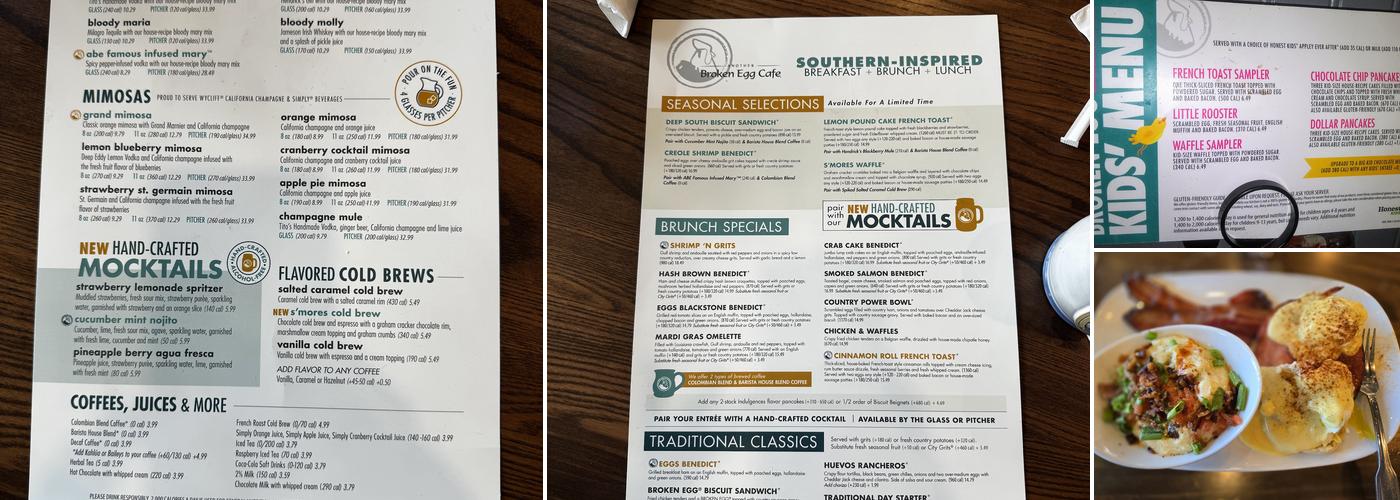 Another Broken Egg Cafe Menu