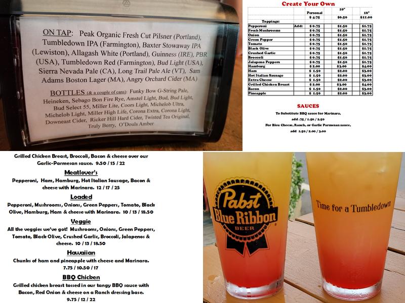 Dugout Bar & Grill Menu