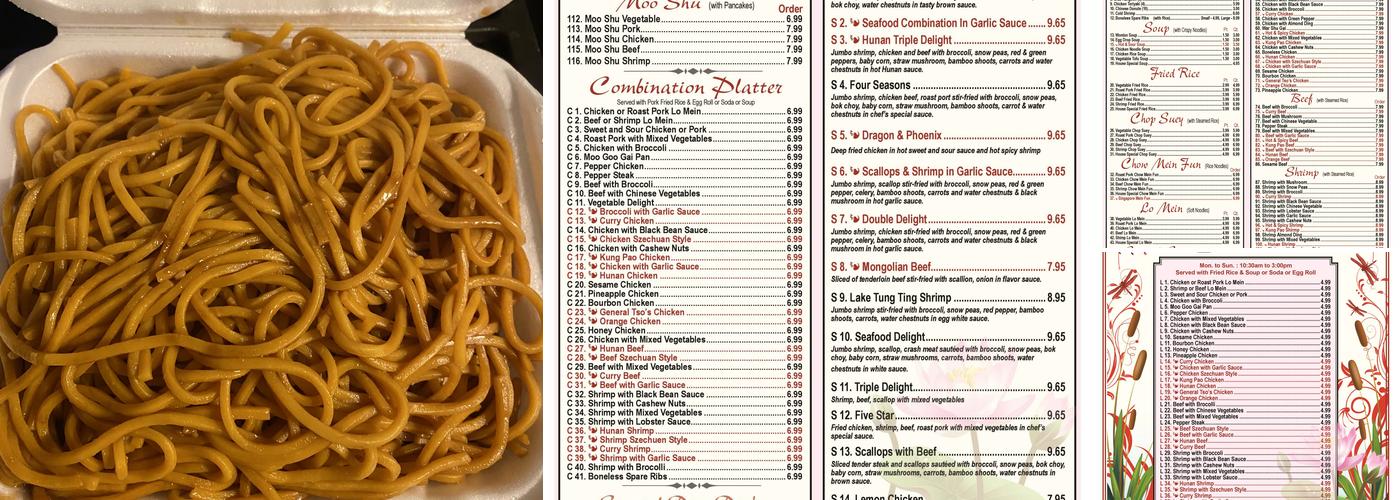 May Flower Menu