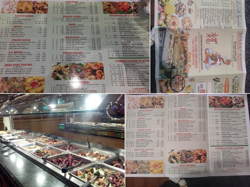 Dragon Buffet Menu