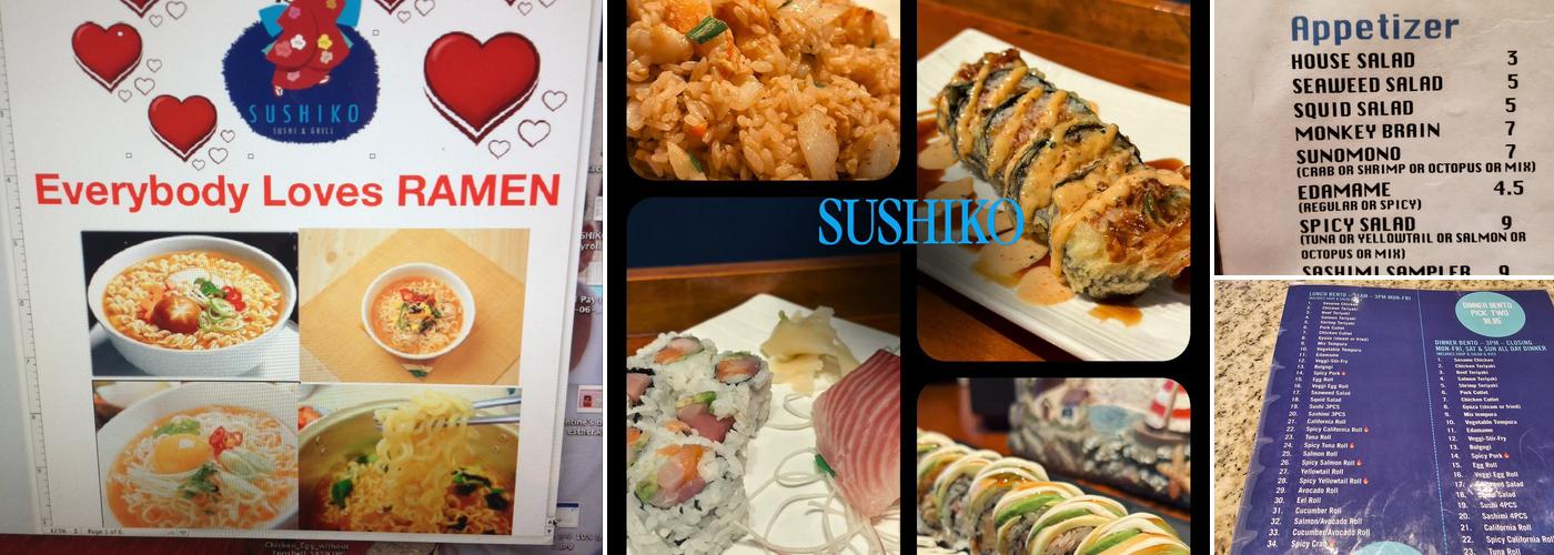 Sushiko Menu