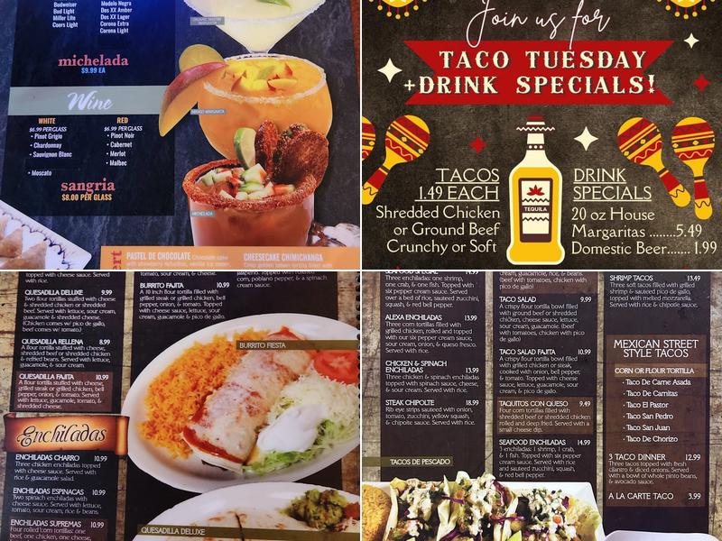 El Charro of Iola Menu