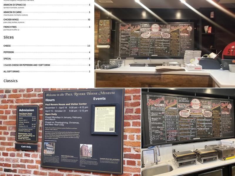Rina's Pizzeria & Cafe Menu