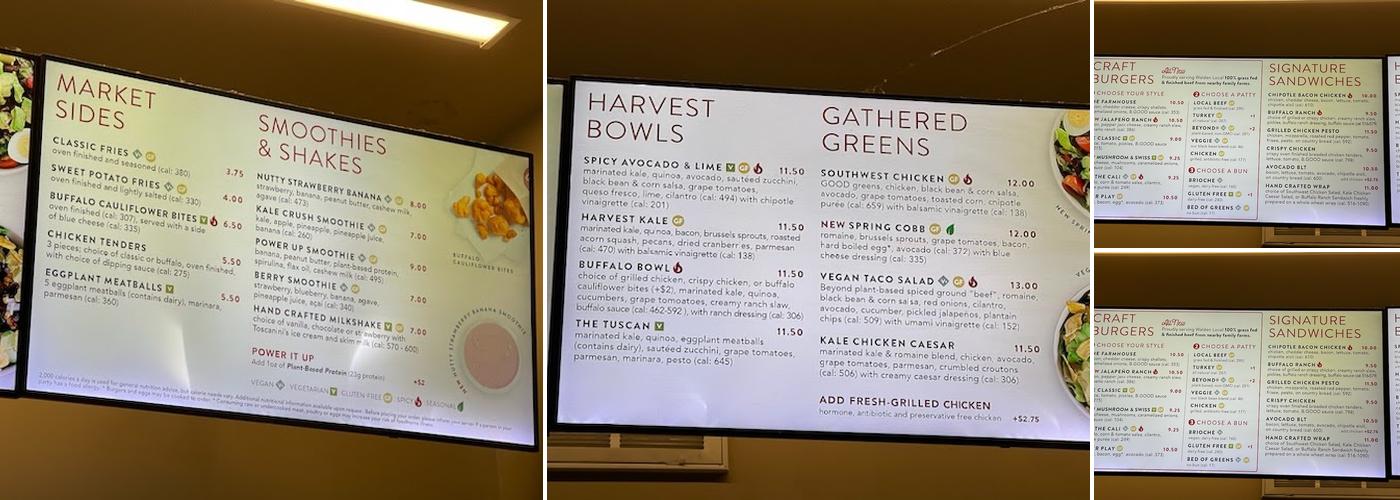 B.GOOD Menu