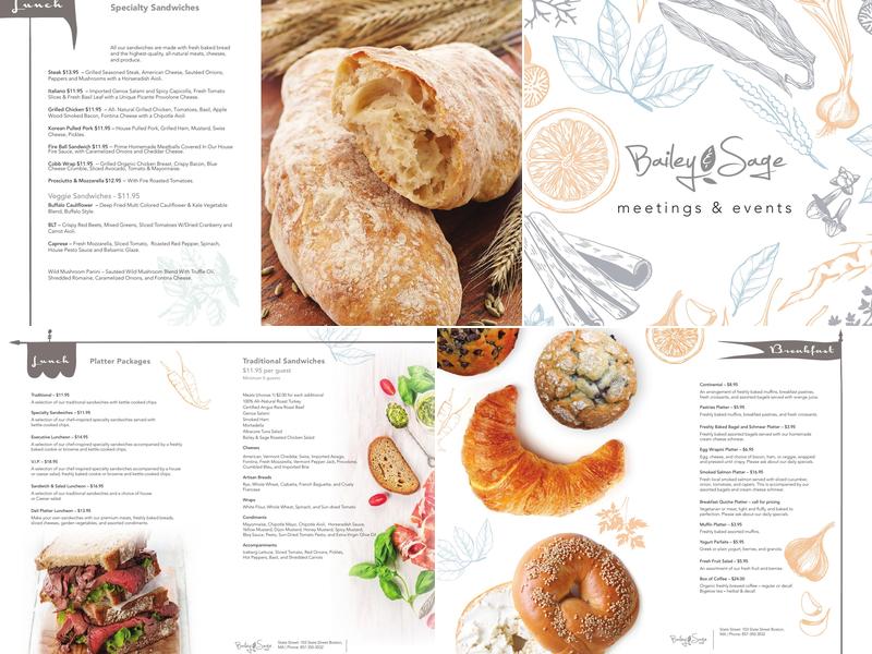 Bailey & Sage Menu