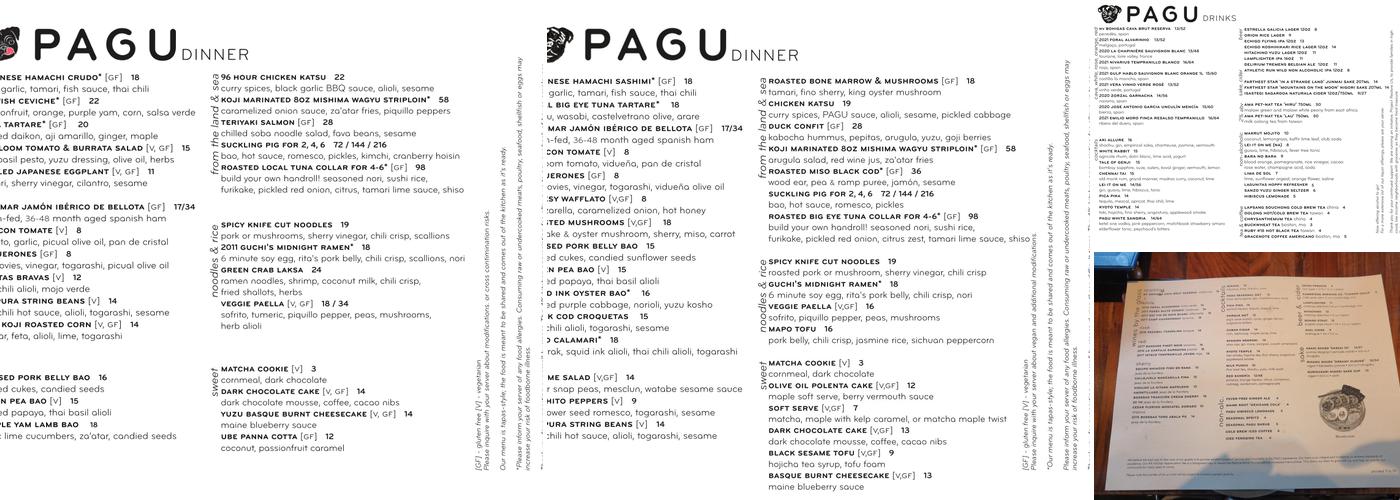 Pagu Menu