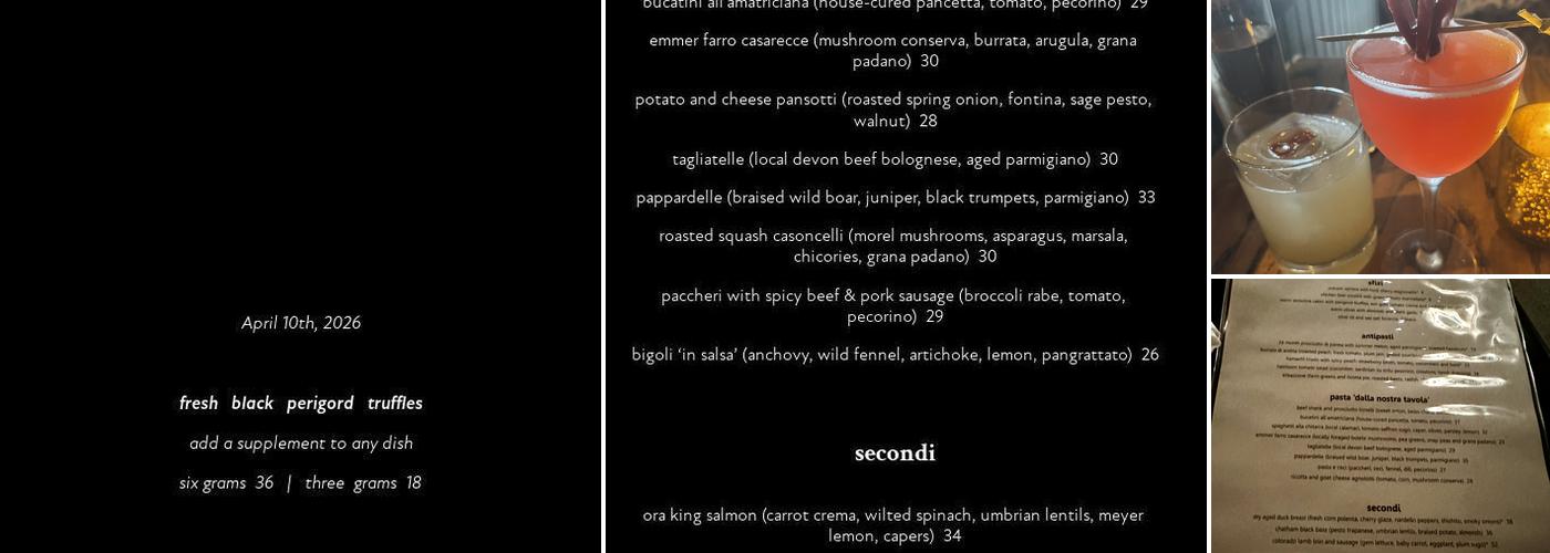 Giulia Menu