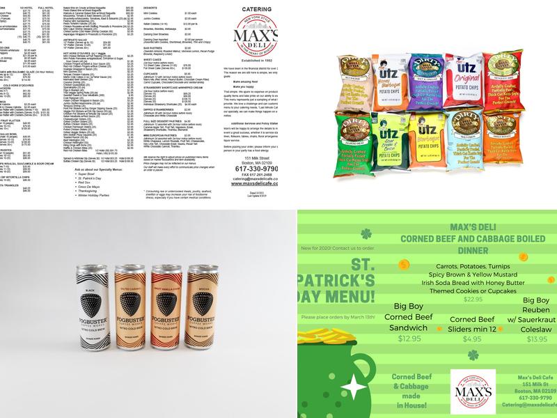 Max’s Deli Cafe Menu