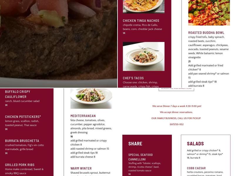 The Paramount Menu