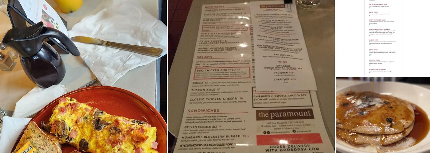 The Paramount Menu