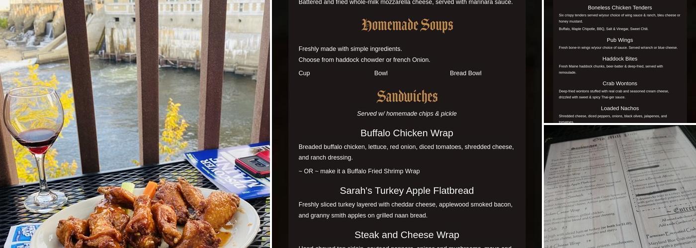 Old Mill Pub Menu