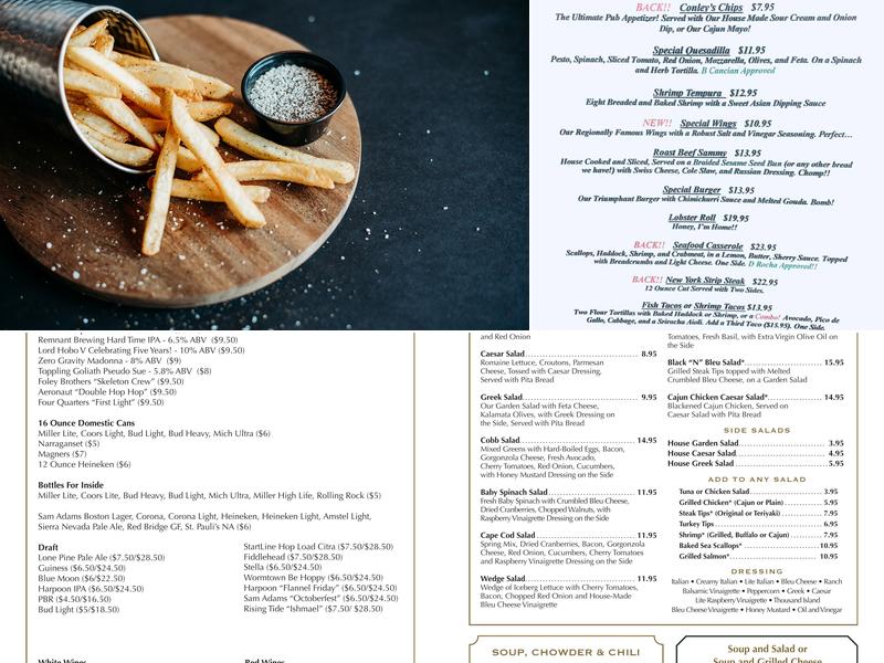 Conley's Pub & Grille Menu