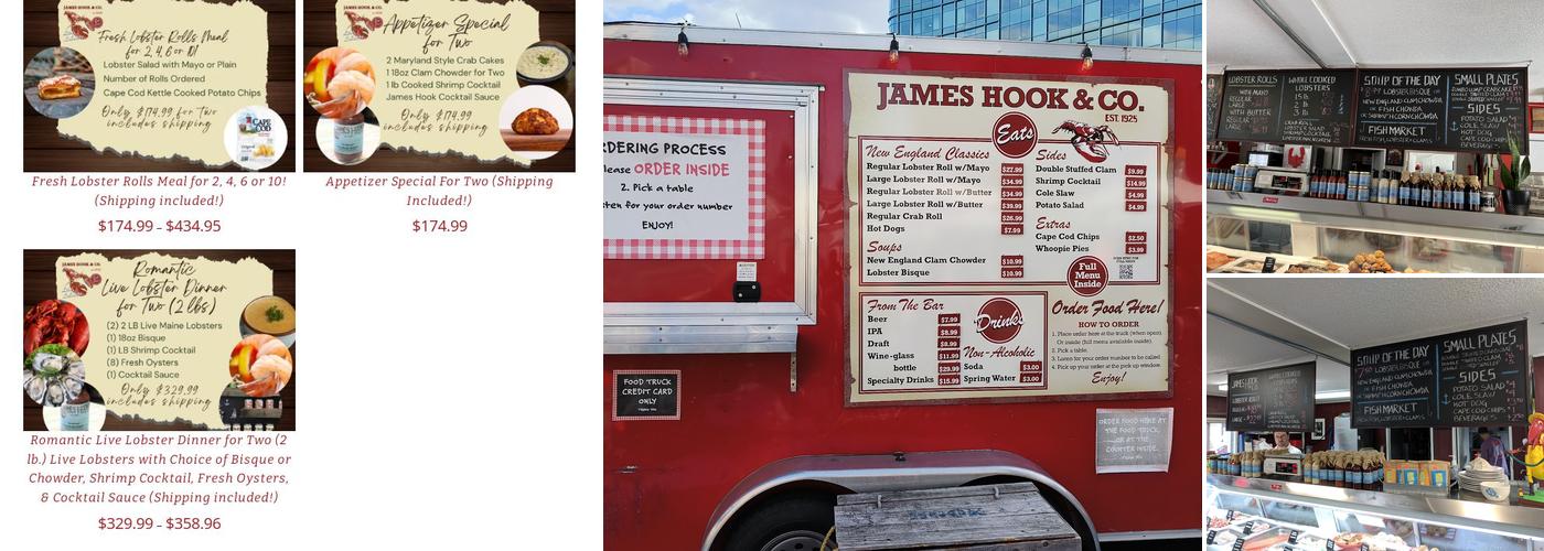 James Hook & Co Menu