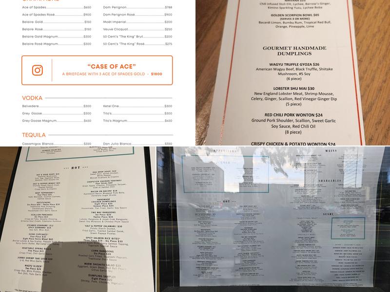 Empire Menu