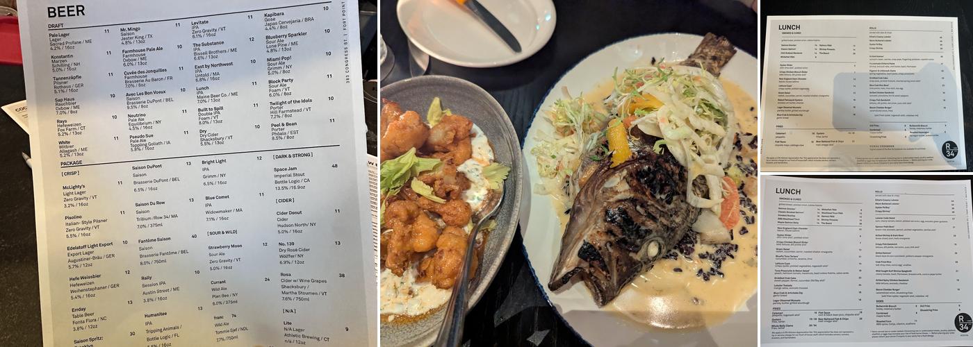 Row 34 Menu