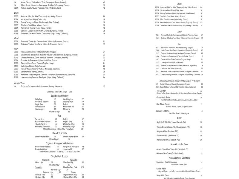 Mistral Menu