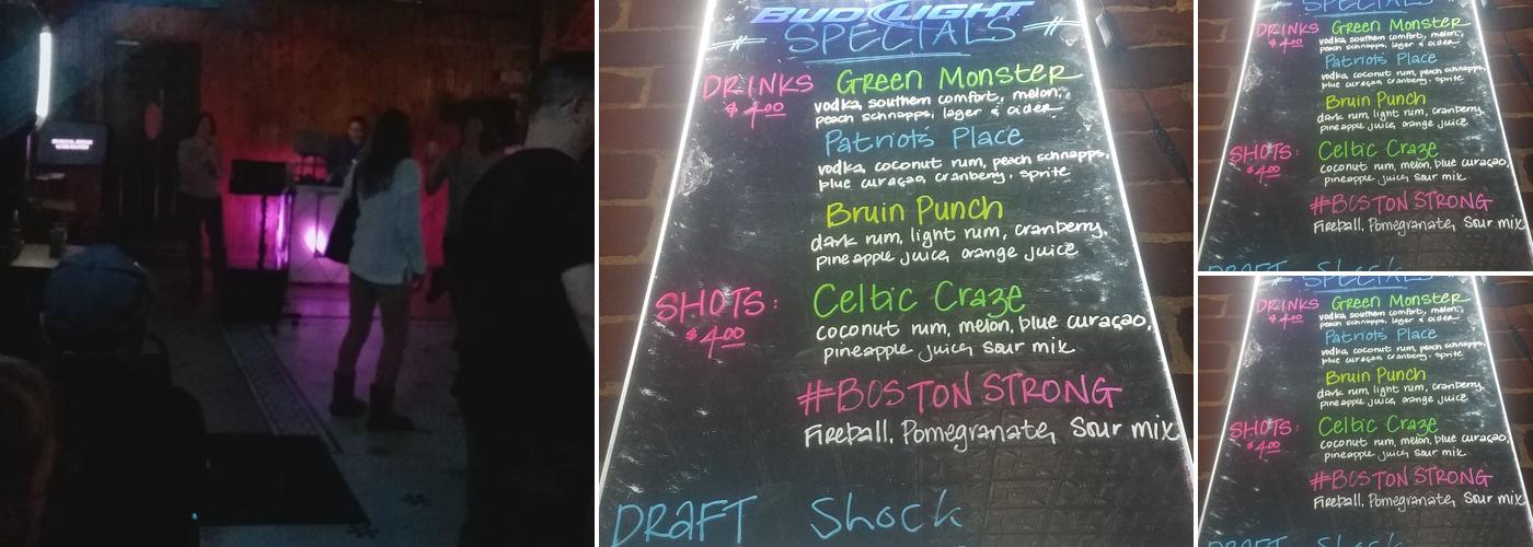 Bloomfields Tavern Menu