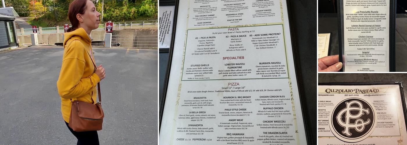 Calzolaio Pasta Co Menu