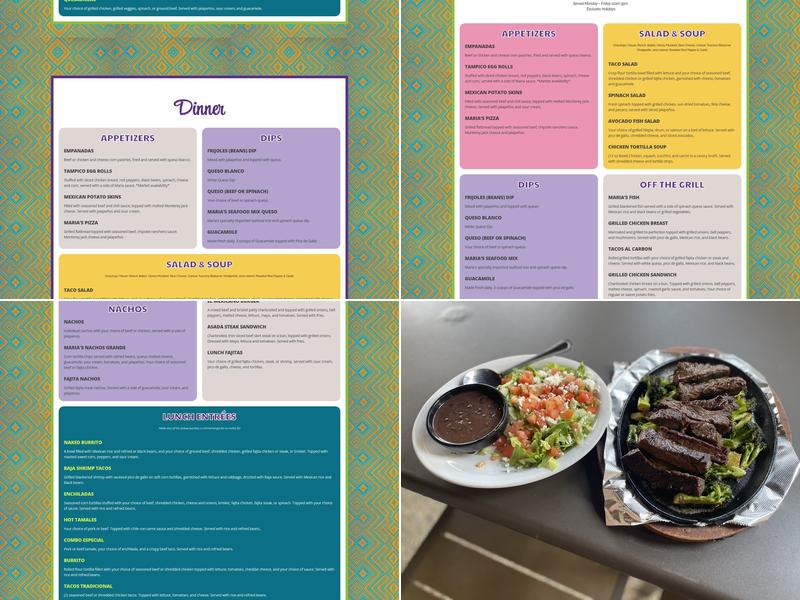 CASA MARIA MEXICAN GRILL - WATSON Menu