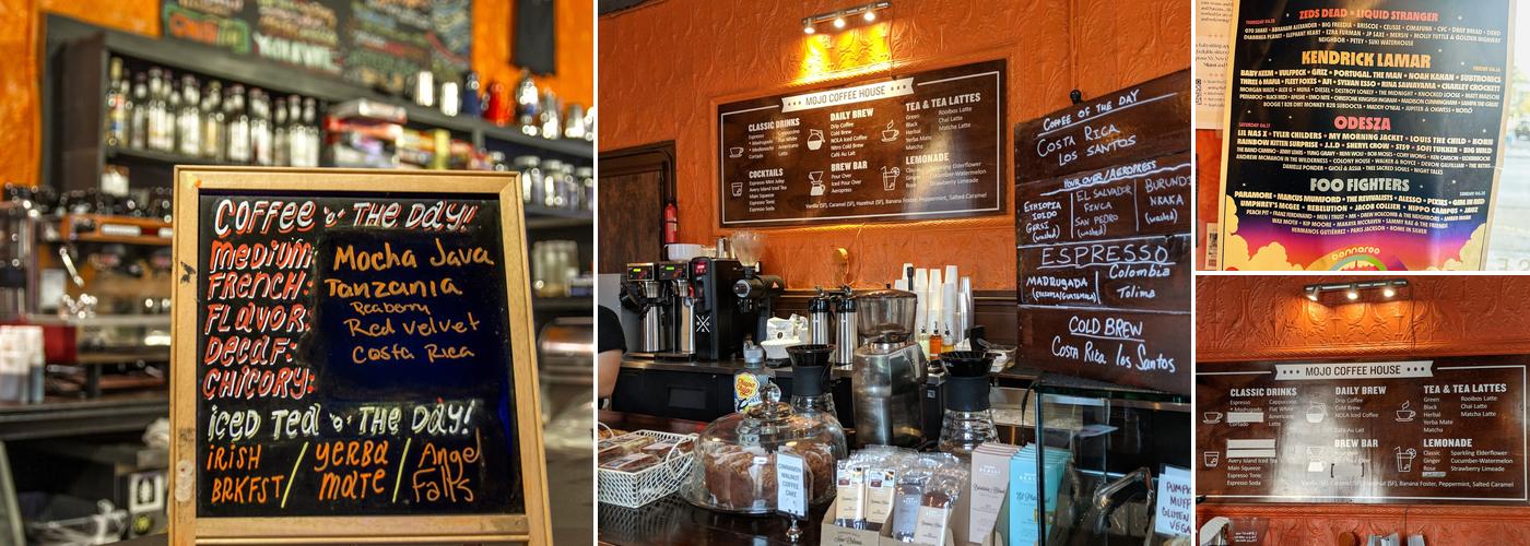 Mojo Coffee House Menu
