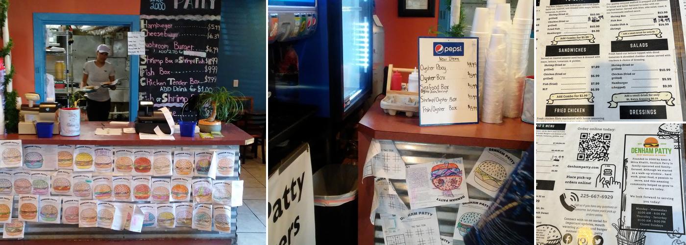 Denham Patty Menu