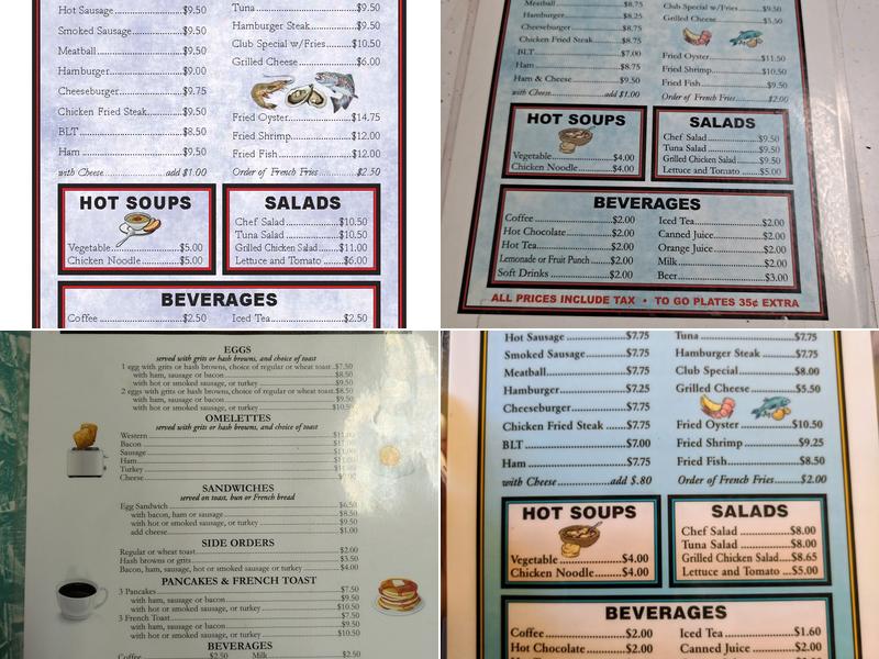 Leni's Cafe Menu