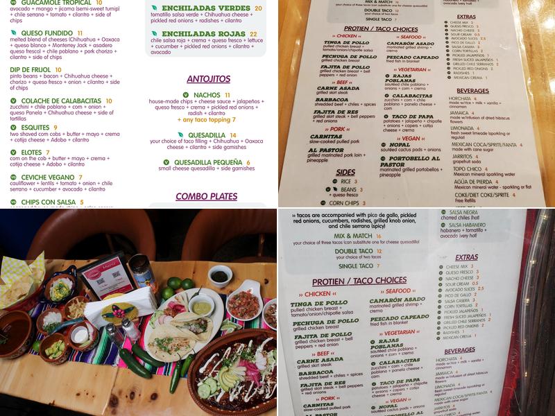 Cuñada Menu