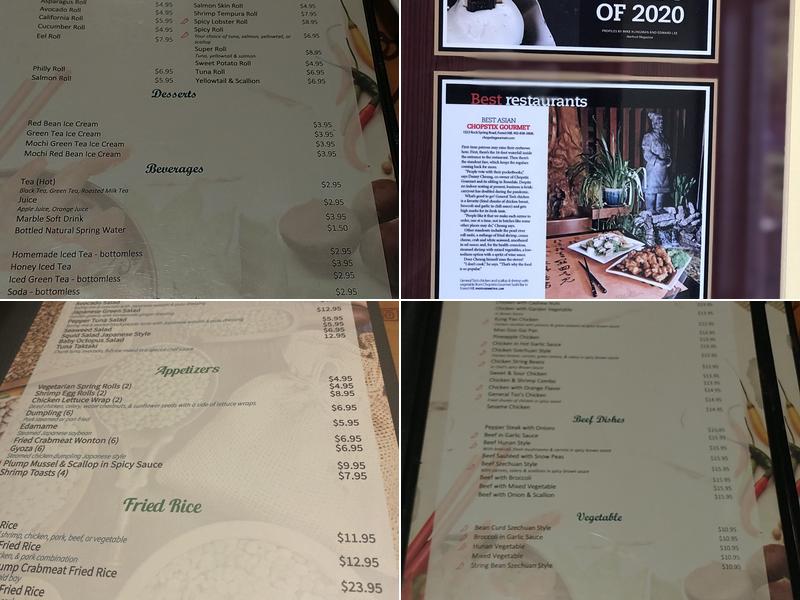 Chopstix Forest Hill Menu