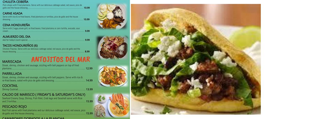 Benny's Seafood and Taqueria Menu