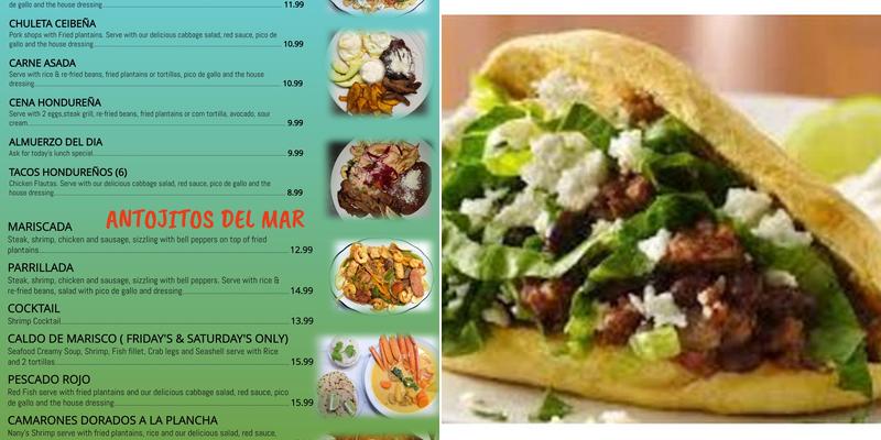 Benny's Seafood and Taqueria Menu