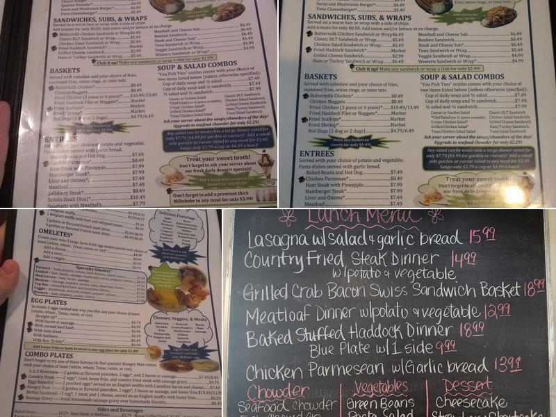 Hi-Hat Pancake House Menu