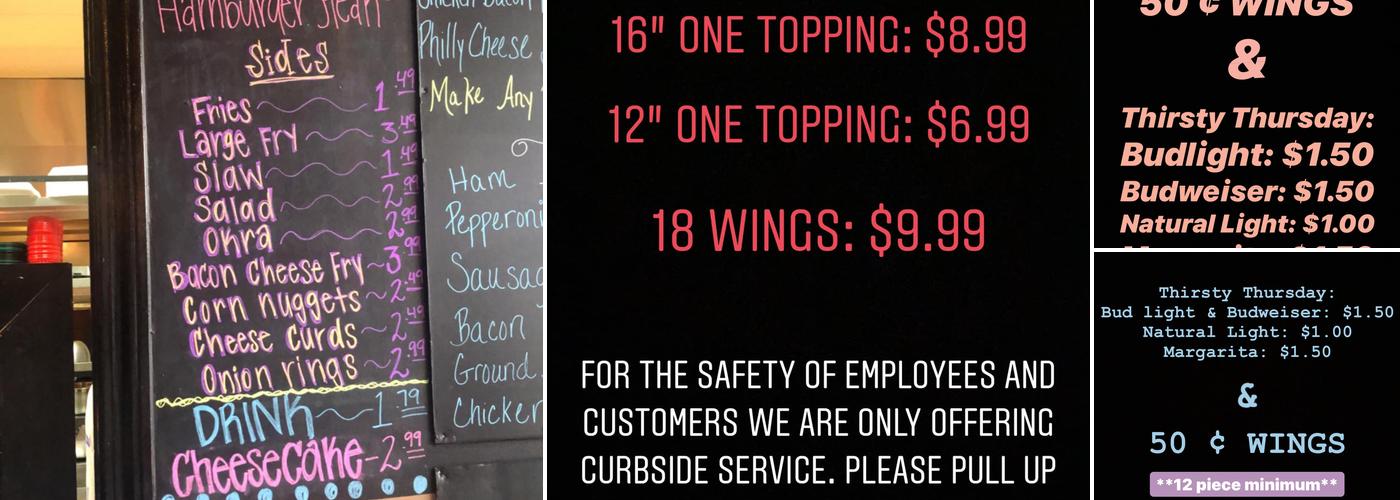 DownTown 56 Pizza and Grill Menu