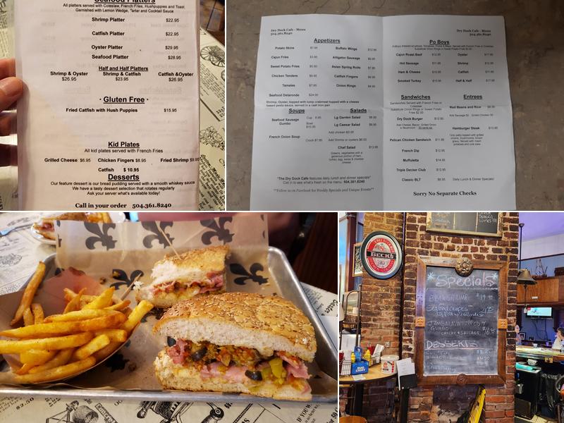 Dry Dock Café Menu