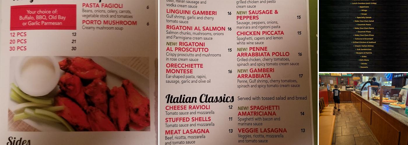 Pazani Menu