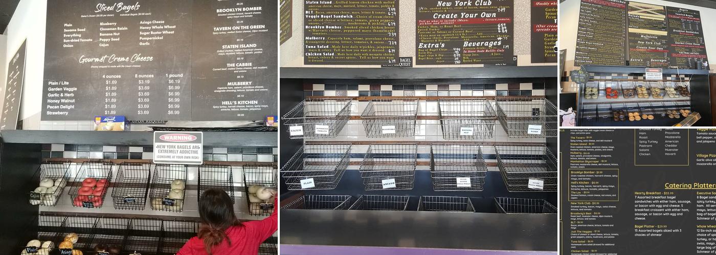 New York Bagel Jefferson Menu