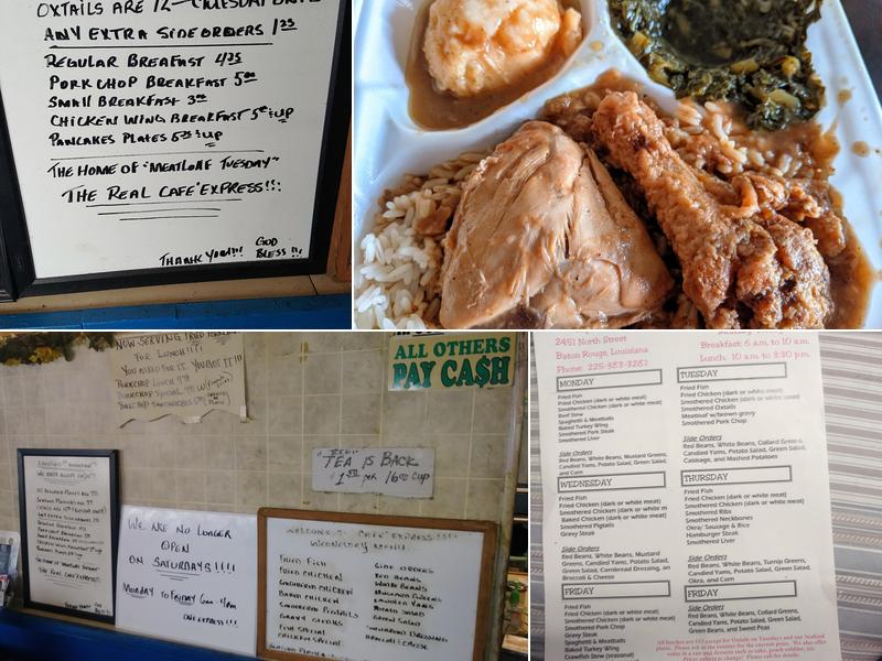 Cafe Express Menu