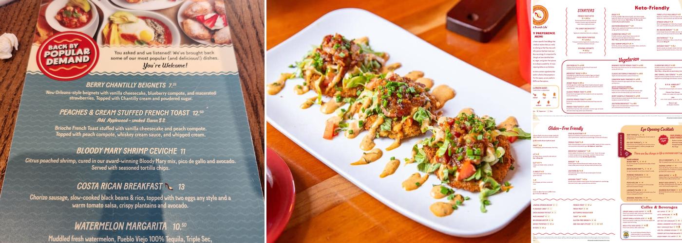 Ruby Slipper Cafe Menu