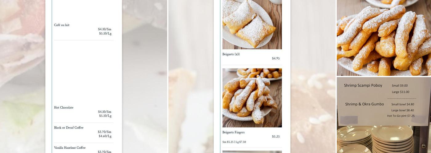 Coffee Call Menu