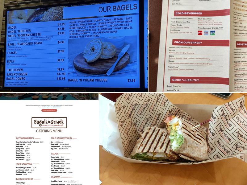 Bagels 'n Grinds Menu