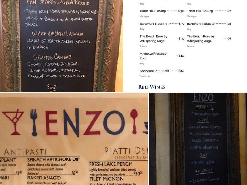 Trattoria Enzo Menu