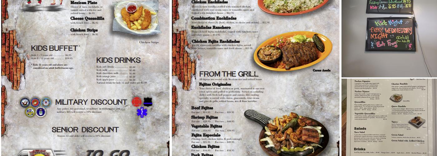 El Magey Mexican Buffet Menu